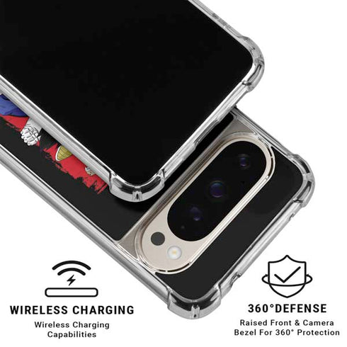 Dragon Ball Z Goku Vs Vegeta Google Pixel 9/9 Pro Clear Case